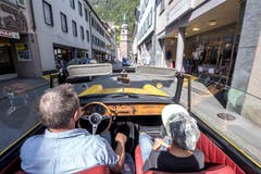 An der Wirtschafts- und Erlebnismesse Uri 18 gibt es viel zu erleben. Da kommen alle auf ihre Kosten. (Bild: Marc Püntener, Altdorf, 8. September 2018)