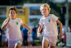 Ein Sprint gehört ebenso zum Programm der Nationalturner.