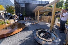 An der Wirtschafts- und Erlebnismesse Uri 18 gibt es viel zu erleben. Da kommen alle auf ihre Kosten. (Bild: Marc Püntener, Altdorf, 8. September 2018)