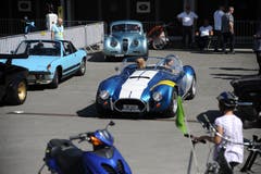 An der Messe wurden auch Oldtimerfahrten angeboten. (Bild: Urs Hanhart, Altdorf, 8. September 2018)