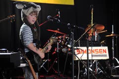 De Band Simonsen beim Soundcheck. (Bild: Urs Hanhart, Altdorf, 9. September 2018)