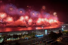 Brasilien: An der Copacabana in Rio de Janeiro. (Bild: AP Photo/Leo Correa)