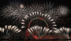 Das bekannte London Eye. (Bild: AP Photo/Kirsty Wigglesworth)