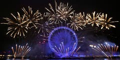 Das bekannte London Eye. (Bild: AP Photo/Kirsty Wigglesworth)