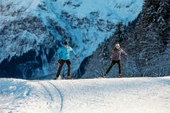 In Engelberg kann man dort langlaufen, wo sich die Schweizer Langlauf-Elite misst. (Bild: Engelberg Tourismus)