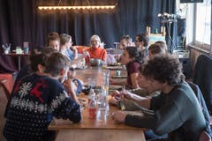 Offener Mittagstisch im Eichwäldli. (Bild: Boris Bürgisser, 13. Dezember 2018)