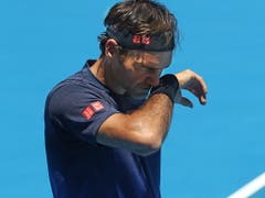 Roger Federer ist am Australian Open in Melbourne seit 14 Spielen ungeschlagen (Bild: KEYSTONE/EPA AAP/DAVID CROSLING)