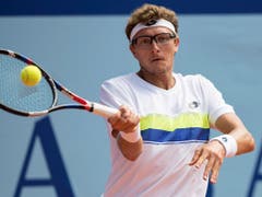 Denis Istomin ist der erste Gegner von Federer (Bild: KEYSTONE/PETER SCHNEIDER)