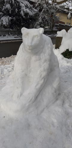 Der Bär ist los, gesehen in St. Gallen. (Bild: Irene Müller)