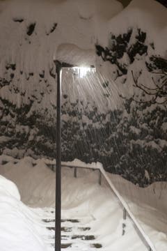 Der viele Schnee erzeugt so manche romantische Ecke. (Bild: Franz Häusler)