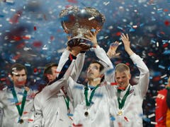 Als Captain holte Andy Murray 2015 mit Grossbritannien den Davis Cup (Bild: KEYSTONE/AP/ALASTAIR GRANT)