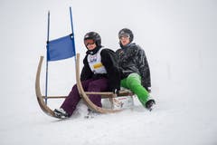 Mit dabei waren auch Moni Bachmann und Heidi Anbauen. (Bild: Eveline Beerkircher (Sattel, 12. Januar 2019))
