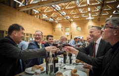 In der Mehrzweckhalle Weitsicht in Märstetten fand der traditionelle Hiläri statt. (Bild: Andrea Stalder)
