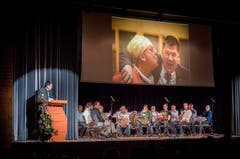 In der Mehrzweckhalle Weitsicht in Märstetten fand der traditionelle Hiläri statt. (Bild: Andrea Stalder)