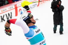 Im Vergleich zum ersten Lauf kämpfte sich Ramon Zenhäusern vier Positionen nach vorne. Dies ist seine zweitbeste Leistung der aktuellen Saison. (Bild: Keystone/Peter Schneider (13. Januar 2019))