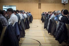 In der Mehrzweckhalle Weitsicht in Märstetten fand der traditionelle Hiläri statt. (Bild: Andrea Stalder)