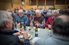 In der Mehrzweckhalle Weitsicht in Märstetten fand der traditionelle "Hiläri" statt. (Bild: Andrea Stalder)