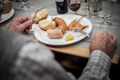 In der Mehrzweckhalle Weitsicht in Märstetten fand der traditionelle Hiläri statt. (Bild: Andrea Stalder)