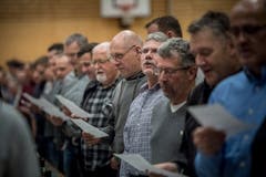 In der Mehrzweckhalle Weitsicht in Märstetten fand der traditionelle Hiläri statt. (Bild: Andrea Stalder)