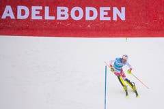 Daniel Yule fuhr auf Platz 8 – eine konstante Leistung. Schlechter als Neunter war der Unterwalliser diese Saison noch nie. (Bild: Keystone/Peter Schneider (13. Januar 2019))