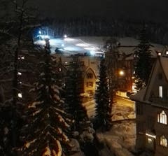Nachtskifahren an der Beckenhalde in St.Georgen. (Bild: Werner Bosshard-Ryder - 12. Januar 2019)