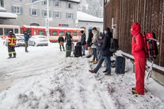 Das Dorf ist bis auf den Bahnbetrieb von Göschen abgeschnitten. (Bild: Nadia Schärli (Andermatt, 14. Januar 2019))