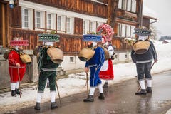 Schöne Silvesterkläuse in Waldstatt. (Bild: Benjamin Brunner)