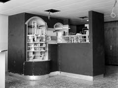 Ein Modell des Versuchsatomkraftwerks Lucens im Kanton Waadt, aufgenommen im Mai 1965. (KEYSTONE/Str) (Bild: KEYSTONE/STR)