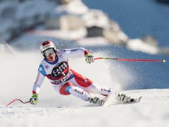 Beat Feuz dominierte das erste Training in Wengen (Bild: KEYSTONE/JEAN-CHRISTOPHE BOTT)