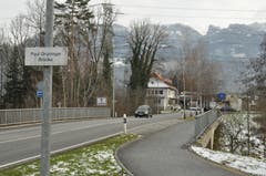Der Weg führt über die Paul Grüninger Brücke nach Vorarlberg. (Bilder: Valentina Thurnherr)