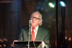 Die Unterhaltungsbeiträge der Fraktion fielen weg; stattdessen las Urs Welter alias Hubertus Huber die Nachrichten. (Bild: Urs Bucher, 15. Januar 2019)