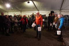 Dafür braucht es tatkräftige Mithilfe der Gäste. (Bild pd/Kuno Scheuber, Alpnach, 14. Januar 2019)
