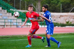 Francisco Rodriguez (rechts) im Duell mit Florin Tanase. (Bild: Martin Meienberger (Coin Malaga, 17. Januar 2019))