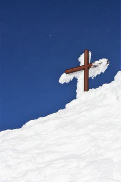 Das Kreuz auf dem Säntisgipfel (Bild: Vreni Tanner)