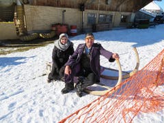 Es gibt auch «Mixed Teams»: Kurt und Corinne Müller. (Bild: Kurt Stadelmatt (19. Januar 2019))