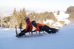 Der Schnee stäubt. (Bild: Kurt Stadelmatt (19. Januar 2019))
