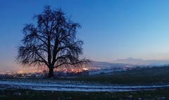 Wittenbach in der blauen Stunde. (Bild: Walter Schmidt)