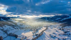 Ein Luftbild aus dem Toggenburg. (Bild: Thomas Rickenmann)