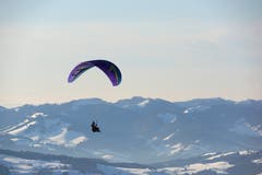 Ideales Flugwetter auf dem Kronberg. (Bild: Ingrid Zürcher)