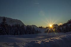 Letzte Sonnenstrahlen auf den Schwägalp. (Bild: Antje Hofmann)