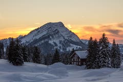 Abendstimmung auf der Schwägalp. (Bild: Antje Hofmann)