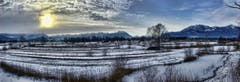 Winterlandschaft bei Altstätten. (Bild: Toni Sieber)