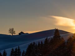 Abendstimmung beim Sitz Schwellbrunn. (Bild: Luciano Pau)