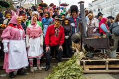 Weitere Impressionen vom «Chrienser Böögge-Triibe». (Bild: Manuela Jans-Koch, Kriens, 26. Januar 2019)