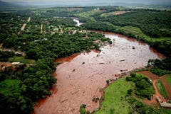 Überblick der Zerstörung in der Region Minas Gerais. (Bild: EPA/Antonio Lacerda)