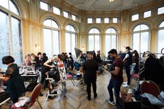 Zahlreiche Teilnehmer massen sich am internationalen Wettbewerb. (Bild: Jakob Ineichen, Luzern, 27. Januar 2019)