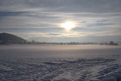 Winterstimmung in Altishofen. (Bild: Marie-Louise Elmiger (Altishofen, 11. Januar 2019))