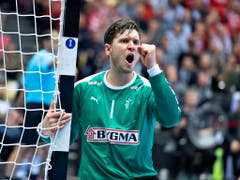 Dänemarks Torhüter Niklas Landin zeigte im Final eine überragende Leistung (Bild: KEYSTONE/EPA RITZAU SCANPIX/HENNING BAGGER)