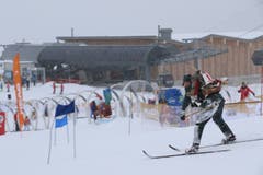 Hat bis heute nicht ausgedient: die gute alte Stemmbogen-Technik. (Bild: Remo Infanger (Andermatt, 26. Januar 2019))