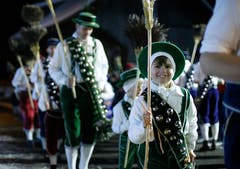 Mottoenthüllung Fasnachtsgesellschaft Alosen: "Mier tauchid uf". (Bild: Stefan Kaiser, 12. Januar)